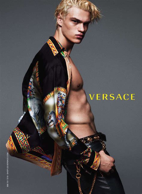 versace website model|versace models men.